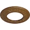 Ekena Millwork Salem Ceiling Medallion (Canopies up to 7 1/8"), 13 1/4"OD x 7 1/8"ID x 7/8"P, Smokey Topaz Crackle CM13SASTC - alternate 2